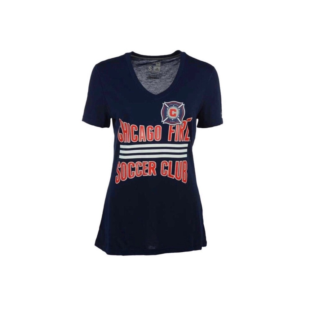 MLS Adidas Chicago Fire FC Soccer Top, Women’s Size XL